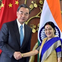 Sushma Swaraj Holds Talks With Chinese Counterpart Wang Yi